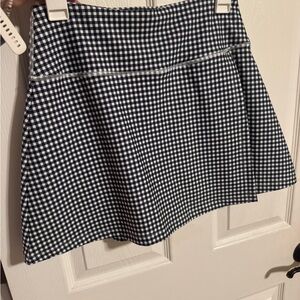 Abercrombie & Fitch YPB Active Flex Gingham Skirt with Shorts Underneath